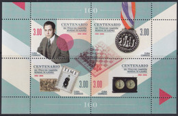 2021.33 CUBA MNH 2021 SPECIAL SHEET CENT OF WORD CHESS CHAMPIONSHIP JOSE RAUL CAPABLANCA. - Unused Stamps