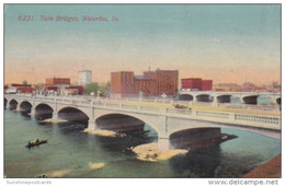 Iowa Waterloo The Twin Bridges - Waterloo