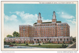 Virginia Old Point Comfort The New Chamberlin Hotel Curteich - Hampton