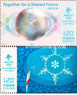 China 2022 - One Set Opening Of The Winter Olympic Games Beijing Snow Torch Sports Stamps MNH 2022-4 - Winter 2022: Beijing