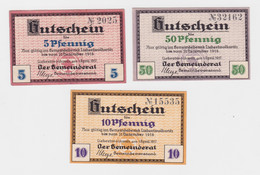 5 - 50 Pfennig Banknote Notgeld Gemeinde Liebertwolkwitz 1.4.1917 (136241) - Zwischenscheine - Schatzanweisungen