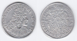 2/3 Taler Silber Münze Brandenburg 1690 Friedrich III. 1688-1701 (110876) - Taler & Doppeltaler