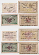 4x Banknoten Notgeld Stadt Ohrdruf 01.11.1918 (136172) - Zonder Classificatie