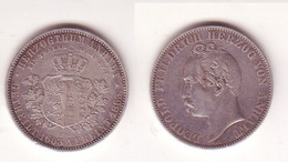 1 Taler Silber Münze Anhalt Vereinigung 1863 A (105014) - Taler & Doppeltaler