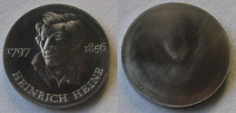 DDR Gedenk Münze 10 Mark Heinrich Heine 1972 Aluminium Probe (144574) - Essais & Refrappes