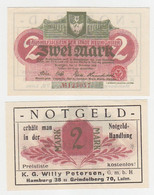 2 Mark Notgeld Notgeldhandlung Willy Petersen Hamburg Grindelberg 70 !! (116229) - Non Classés