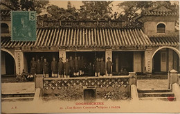 Indochine - Cochinchine - Saïgon - Une Maison Commune Indigène à Baria - Carte Postale Pour La France - 12 Avril 1909 - Used Stamps