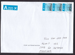 Belgium: Priority Cover To Netherlands, 2022, 3 Stamps, King, Europe Rate, A-label (minor Creases) - Lettres & Documents