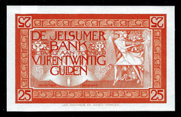 Testnote, ENSCHEDE 25 Units, Orange UNC, RRRRR, CV = 300 $, 1930's, 90 G Paper - Other & Unclassified