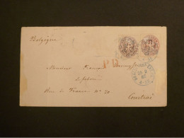 T2 PRUSSEN   BELLE LETTRE  1867  BERLIN POUR COURTRAI  BELGIQUE   + AFFRANCH. PLAISANT - Brieven En Documenten