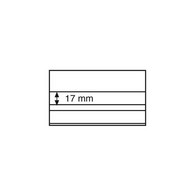 Einsteckkarten Standard PVC 148x85 Mm,klare Streifen Mit Deckblatt, Schw.Karton,100er-Pack - Stock Sheets
