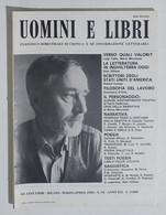53927 Uomini E Libri - A. XIX N. 93 1983 - Filosofia Del Lavoro - Tolstoj - Critics