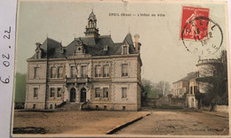 Cpa De 1914, Couleur, Creil L'Hôtel De Ville, éd Chalbrette, OISE 60 - Creil