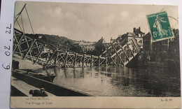 CPA, Le Pont De Creil, éd L.C.H, (Militaria 1914), OISE 60 - Creil