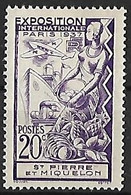 SAINT-PIERRE-ET-MIQUELON N°160 N* - Nuevos