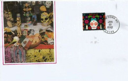 Mexican Heritage . Day Of The Dead, Día De Los Muertos. USA.  Letter New-York 2022 - Covers & Documents