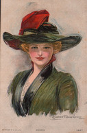 Illustration Clarence F. Underwood 1913 - Doris, Femme Au Chapeau - Carte N° 1447 - Underwood, Clarence F.