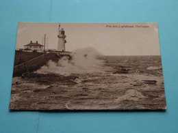 Pier And Lighthouse, HARTLEPOOL ( Valentine ) Anno 19?? ( See / Voir Scan ) ! - Altri & Non Classificati