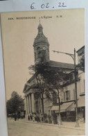 CPA, écrite En Novembre 1914, MONTROUGE, L'Eglise,  Animée, éd E.M, 92 Hauts De Seine - Montrouge