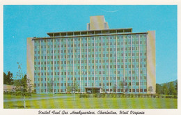 Charleston West Virginia, United Fuel Gas Headquarters Building C1950s Vintage Postcard - Charleston