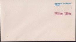 USA 18c "Remember The Blinded Veteran" PSE - UNUSED @D4838 - 1981-00