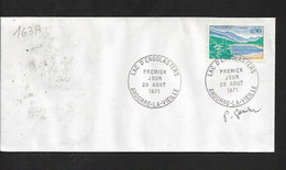 Lettre D'andorre Francais De 1961/71 En Premier Jour Avec Le N°163A - Covers & Documents