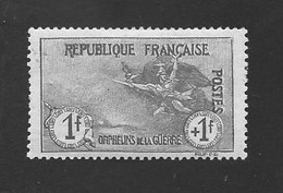 N 154  Orphelins  1 Ere Serie  Marseillaise  1 F + 1f  /charniere - Nuevos