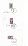 Timbres D'andorre Francais De 1967 En Premier Jour Avec Les N°181 A 183 - Covers & Documents