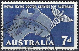 Australia 1957 - Mi 278 - YT Pa 9 ( Service " Flying Doctor " ) - Usati