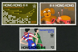 Hong Kong 1979 S#351-353 Industries MNH - Neufs