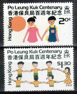 Hong Kong 1978 S#349-350 Centenary Of Po Leung Kuk MNH - Ungebraucht