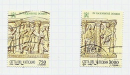 Vatican N°957, 958 Cote 6.75€ - Used Stamps