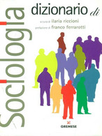 RICCIONI - FERRAROTTI DIZIONARIO DI SOCIOLOGIA - 2008 GREMESE - NUOVO SIGILLATO - Sociedad, Política, Economía