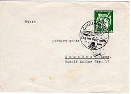 51539 - Deutsches Reich - 1941 - 6Pfg Tag Der Briefmarke EF A Kte M SoStpl CHEMNITZ - TAG DER BRIEFMARKE -> Annaberg - Journée Du Timbre