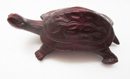 Tartaruga Legno L. 75 Mm. Vintage Figure - Animales