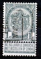 BELGIE - Preo Nr 100 B - "LOUVAIN 1897" - (ref. 3790) - ROLLER PRECANCELS - Handrol Préos à Roulette - Roller Precancels 1894-99