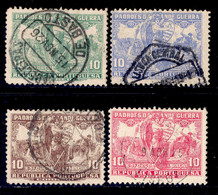 ! ! Portugal - 1925 War Tax (Complete Set) - IPT 14 To IPT 17 - Used - Used Stamps