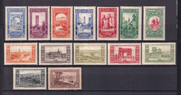 ALGERIE - ANNEE 1930 COMPLETE - YVERT N°87/100 * MH - COTE 2022 = 208 EUR. - Volledig Jaar