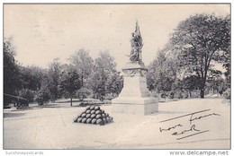 Indiana Fort Wayne Monument And Canon Balls 1906 Rotograoh - Fort Wayne
