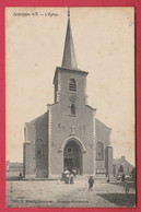 Jemeppe S / Sambre - L'Eglise ... Sortie De Messe - 1908 ( Voir Verso ) - Jemeppe-sur-Sambre