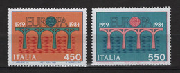 Italie - Europa - N°1618 + 1619 - Pont - Cote 15€ - ** Neuf Sans Charniere - 1981-90: Ungebraucht