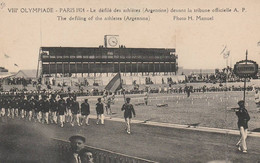 OLYMPIADE VIIIe PARIS 1924 LE DEFILE DES ATHLETES ARGENTINE (stade De Colombes) RARE - Olympic Games