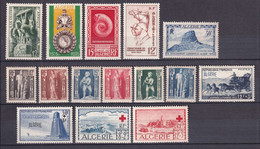 ALGERIE - ANNEE 1952 COMPLETE ** MNH - YVERT N°288/302 - COTE 2022 = 52 EUR. - Volledig Jaar