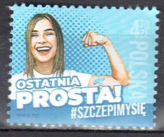 Poland 2021 - Combat Corona Campaign - We Vaccinate  - Mi.5311 - MNH(**) - Neufs