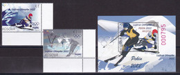 Kosovo 2022 Olympic Games Winter Beijing China Sports Figure Skating Skiing Ski Jumping Ice Skating MNH Corner Stamps - Winter 2022: Beijing