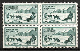 Saint-Pierre Et Miquelon YT 167 En Bloc De 4 Neuf Sans Charnière XX MNH - Unused Stamps