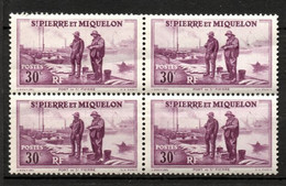 Saint-Pierre Et Miquelon YT 175 En Bloc De 4 Neuf Sans Charnière XX MNH - Unused Stamps