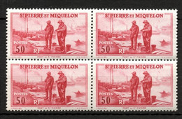 Saint-Pierre Et Miquelon YT 177 En Bloc De 4 Neuf Sans Charnière XX MNH - Unused Stamps