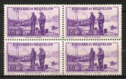Saint-Pierre Et Miquelon YT 198 En Bloc De 4  Neuf Sans Charnière XX MNH - Unused Stamps