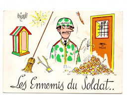 Illustrateur  OZIOULS --1965-- Les Ennemis Du Soldat ....  ..............à Saisir - Oziouls